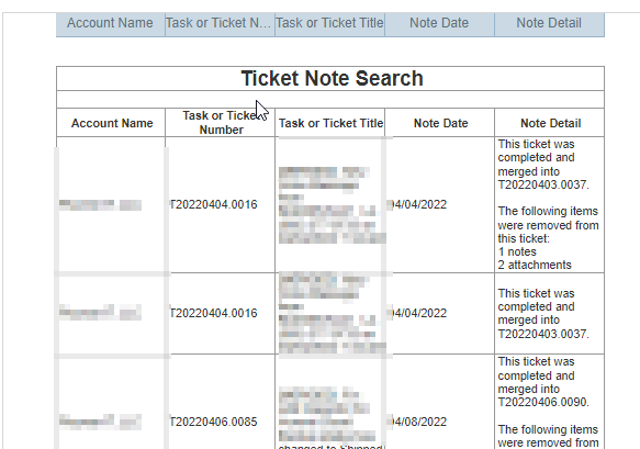 Searching Ticket Notes in Autotask It is possible Giant Rocketship Giant Rocketship | Autotask