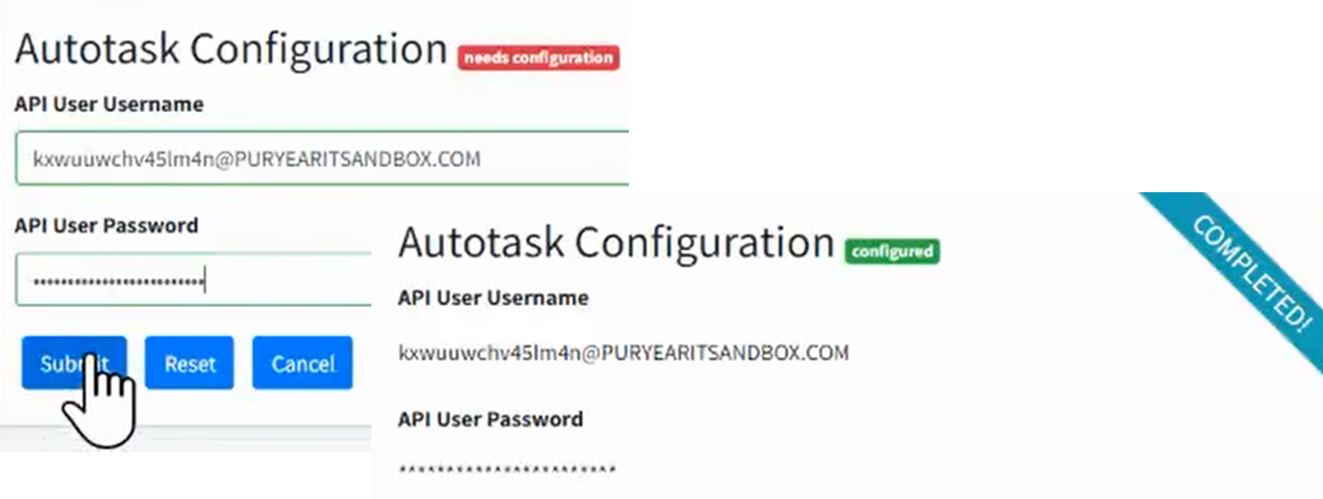 Autotask Configuration