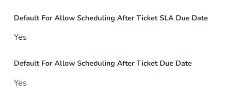 By default, the Scheduler will allow post-SLA scheduling.