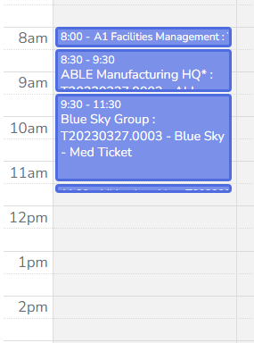 Scheduling with no Minimum Free Time
