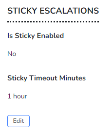 An Escalation Rule where Sticky Escalations are disabled.